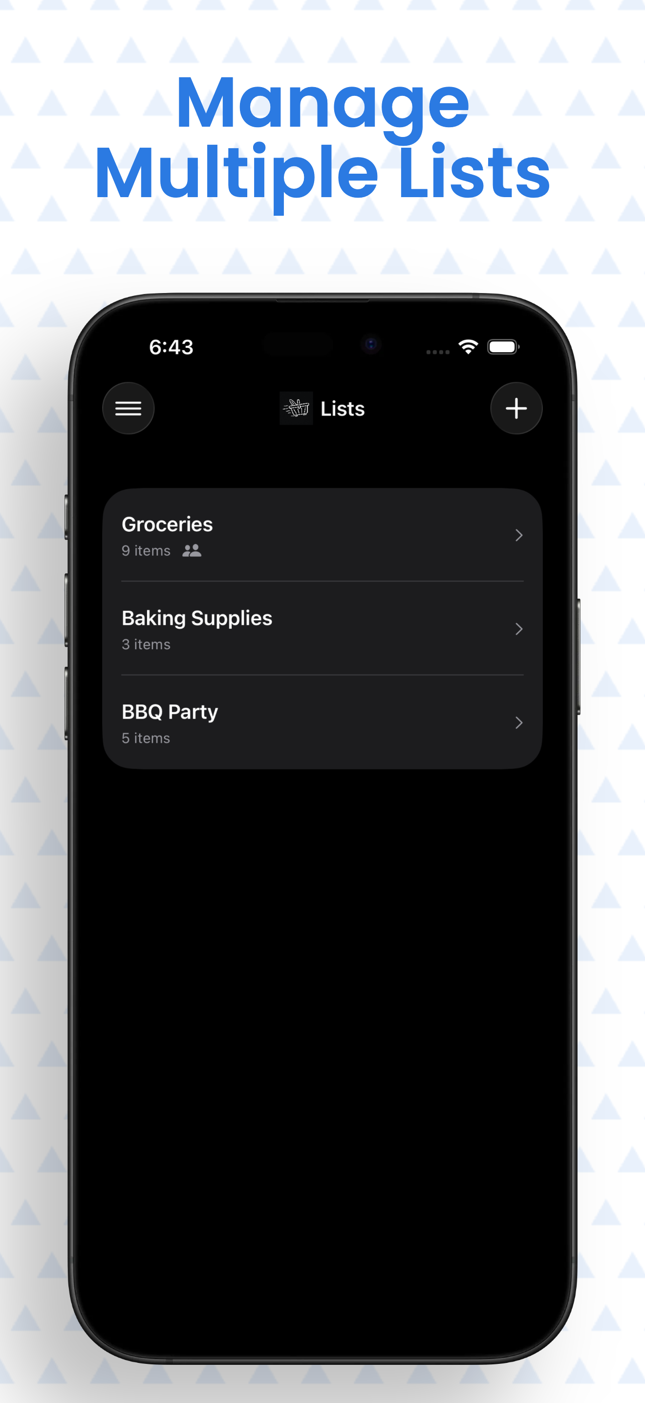 Multiple lists